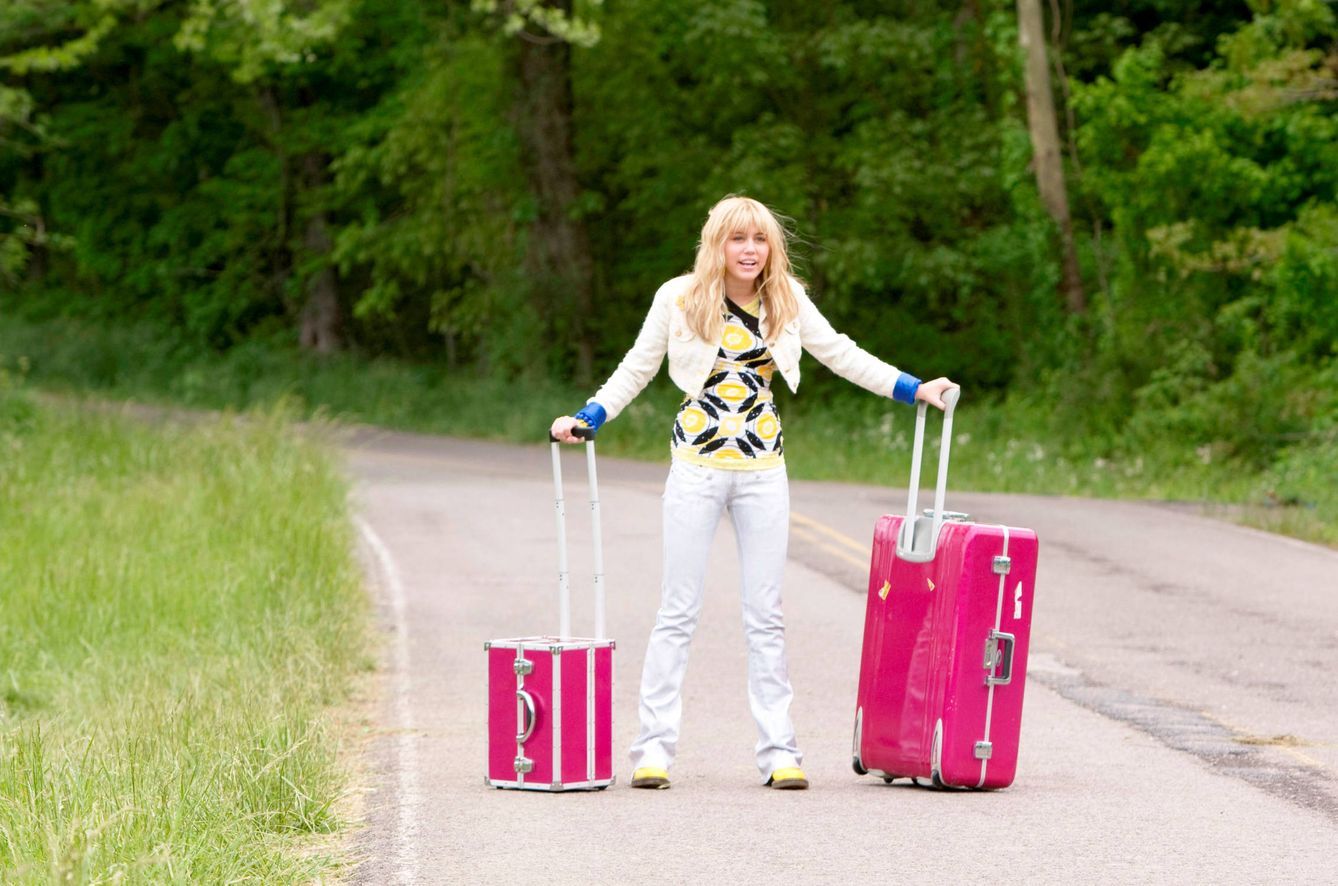 Golden sunlight illuminates a vibrant desert landscape near Chandler, AZ, hinting at exciting travel and a Hannah Montana surprise.