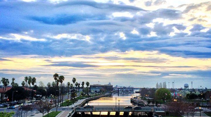 Sun-drenched Florida coastline, hinting at a vibrant Tampa adventure off the Stockton route.