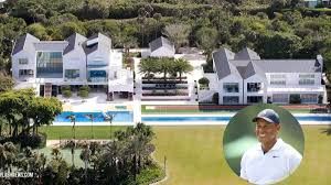 Opulent Miami estate shrouded in mystery, hinting at Tiger Woods' secret luxury.