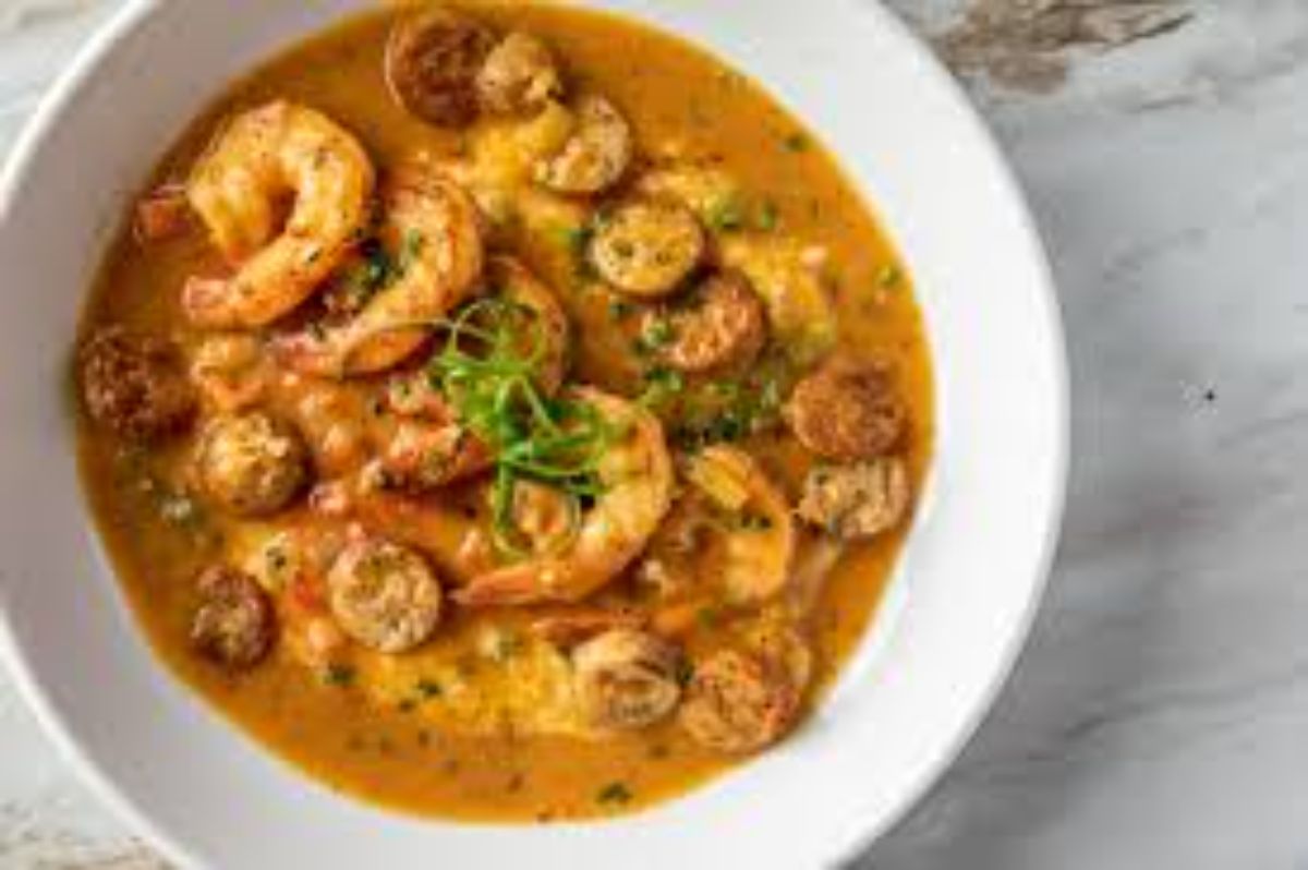 Creamy Atlanta shrimp and grits, a comforting Southern culinary revelation.