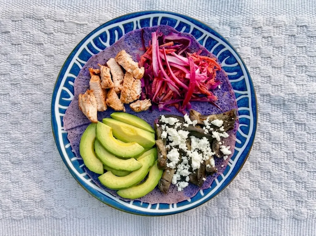Colorful High-Protein Wrap