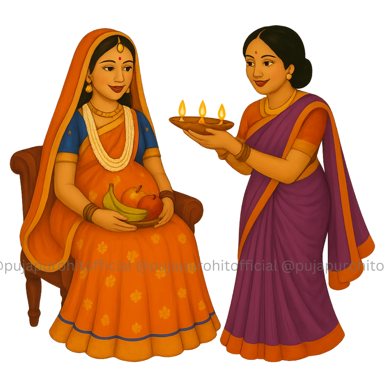 Pandit booking for Godh Bharai