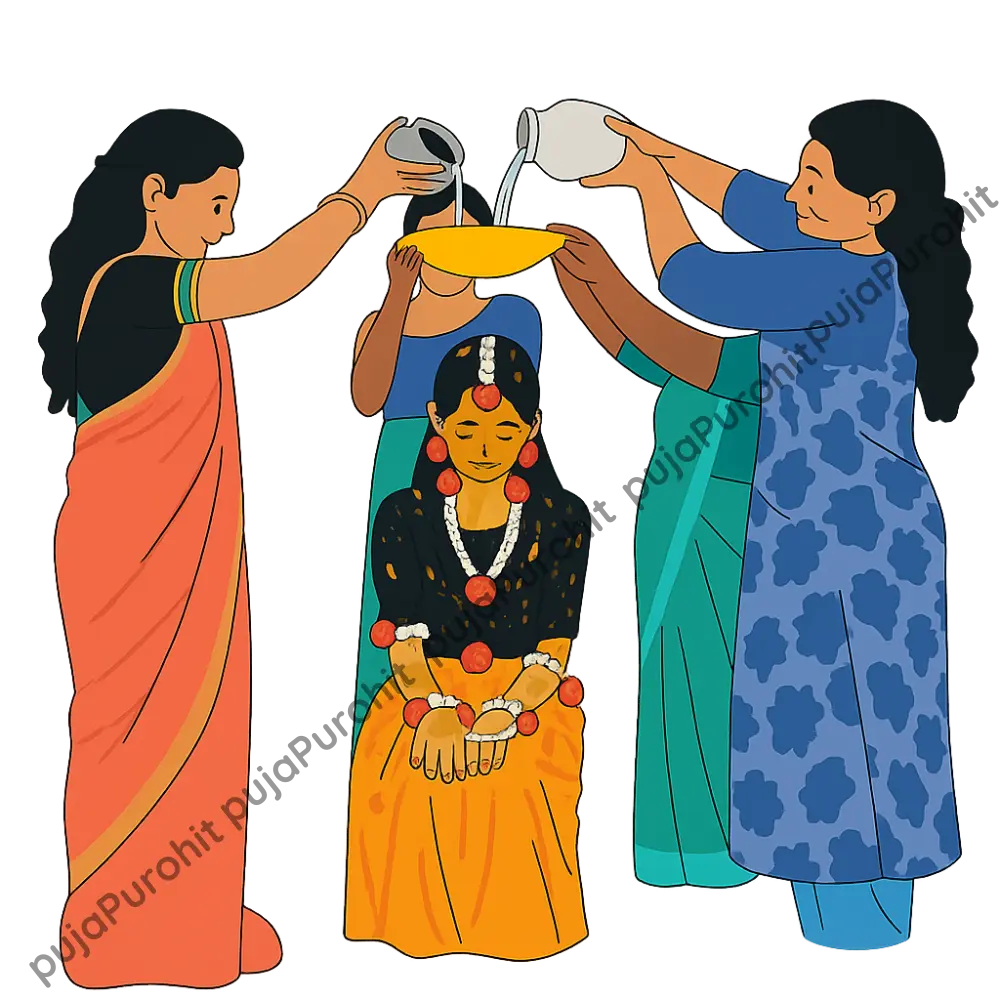 Half Sari Ceremony
