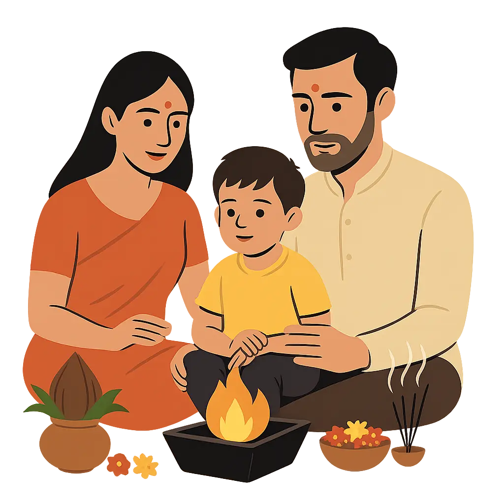 Mool Shanti and Namakaran Puja