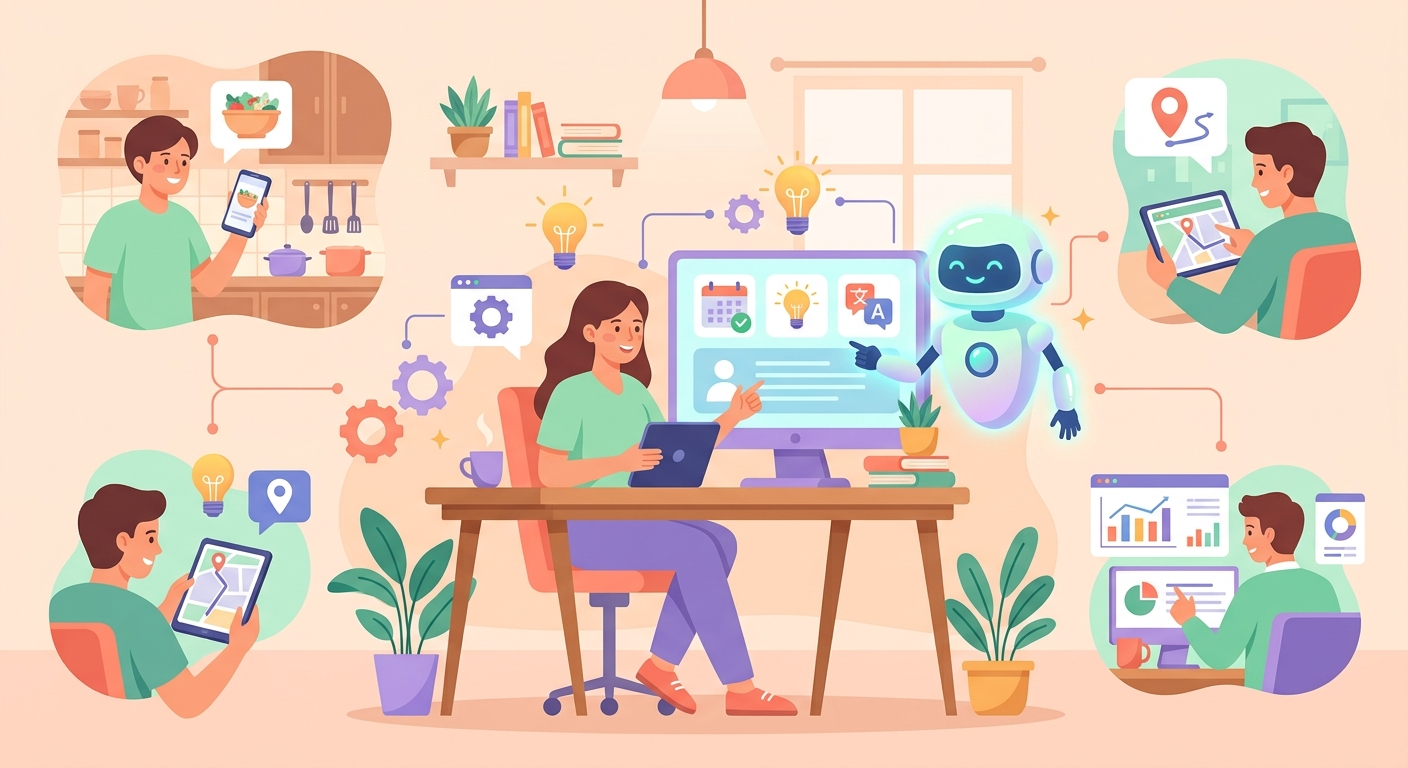 AIのセキュリティ設定とデータ保護のイメージ