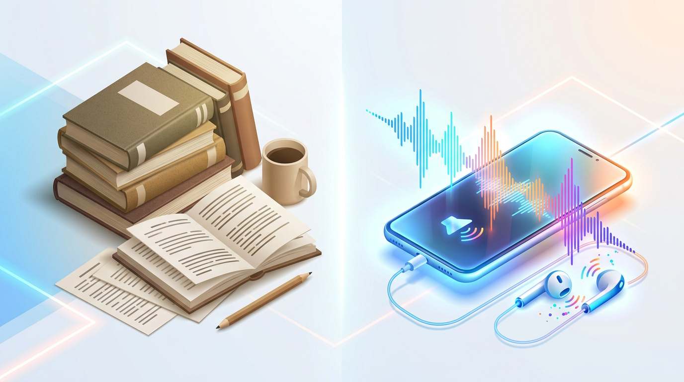 スキマ時間が神リスキリングに！AIで自分専用の学習ポッドキャストを自動生成