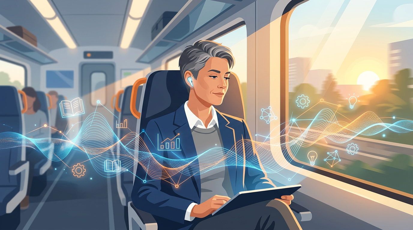 スキマ時間が神リスキリングに!AIで自分専用の学習ポッドキャストを自動生成