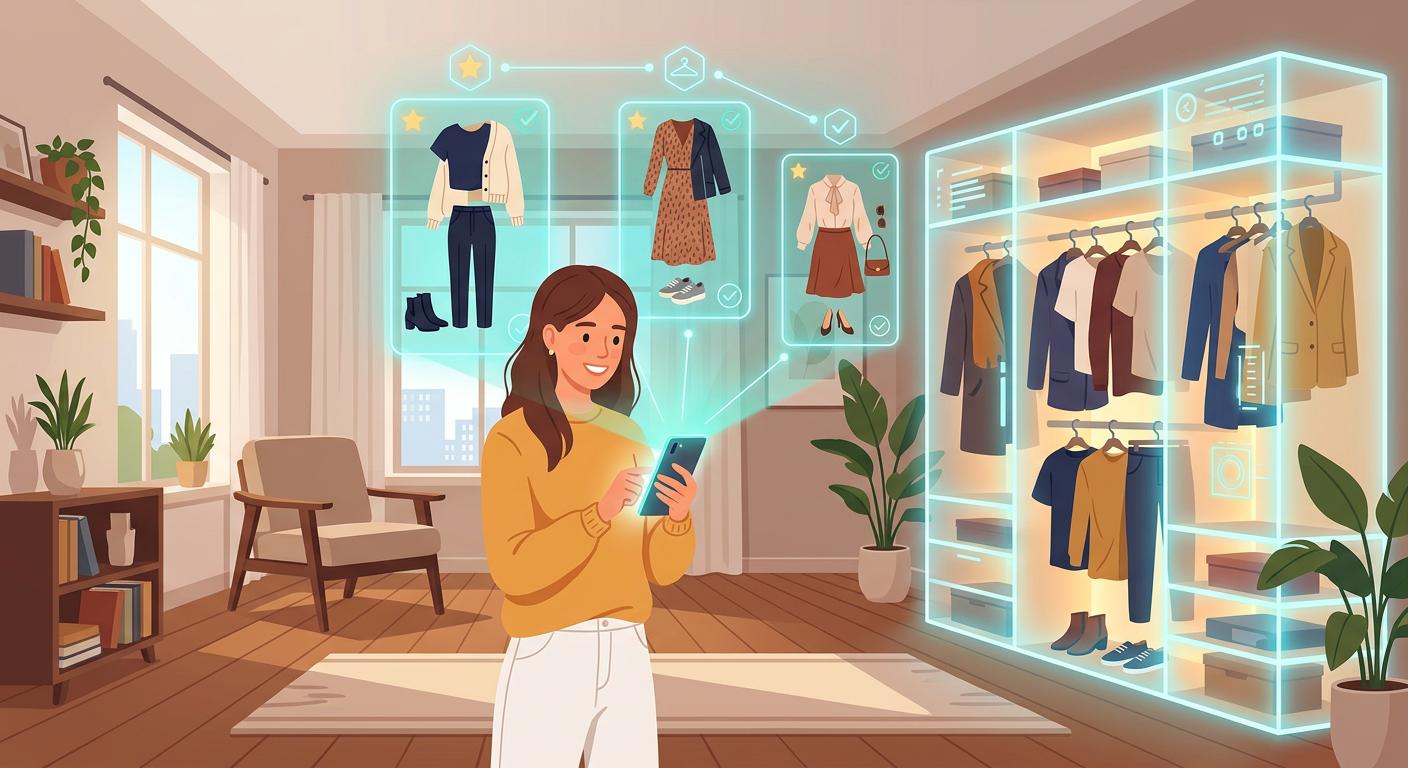 【保存版】毎朝の服選びがゼロに!AIで作る「全自動クローゼット&コーデ」全手順