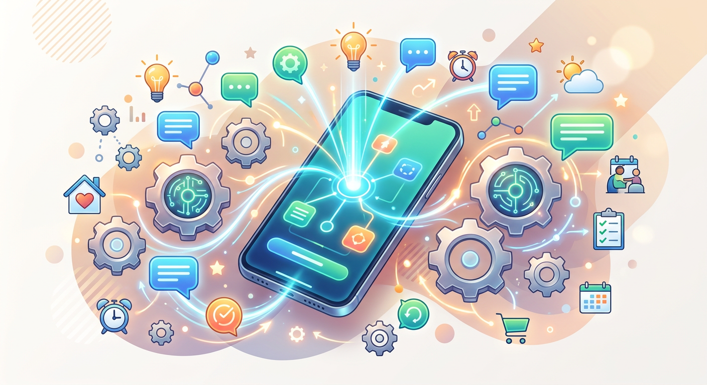 毎日LINEに届くオリジナル模擬試験！ChatGPTとMakeを活用した自動化システムの構成図