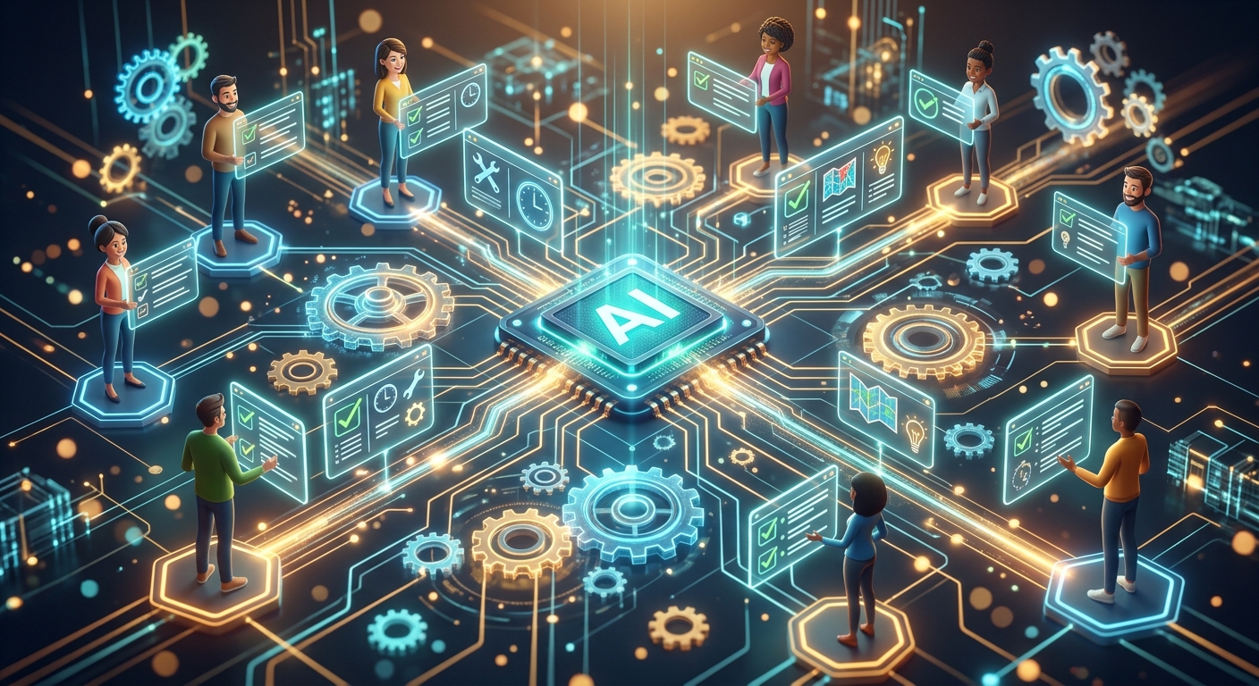 音声認識AI、OpenAI API、Zapierを連携させて議事録要約とタスク抽出を自動化する実践的な3ステップ図