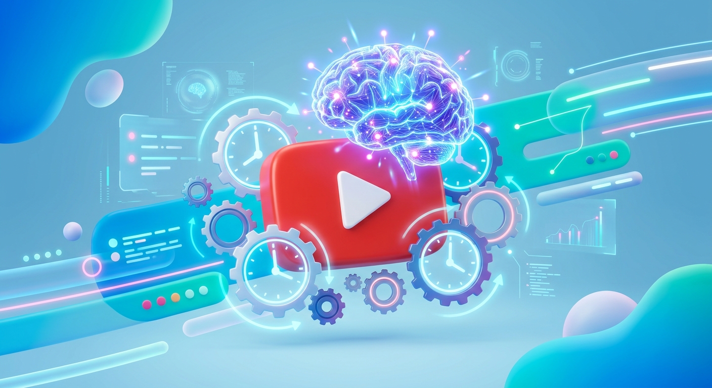 パソコンで無料AIツールを使ってYouTube動画を要約・比較している作業画面