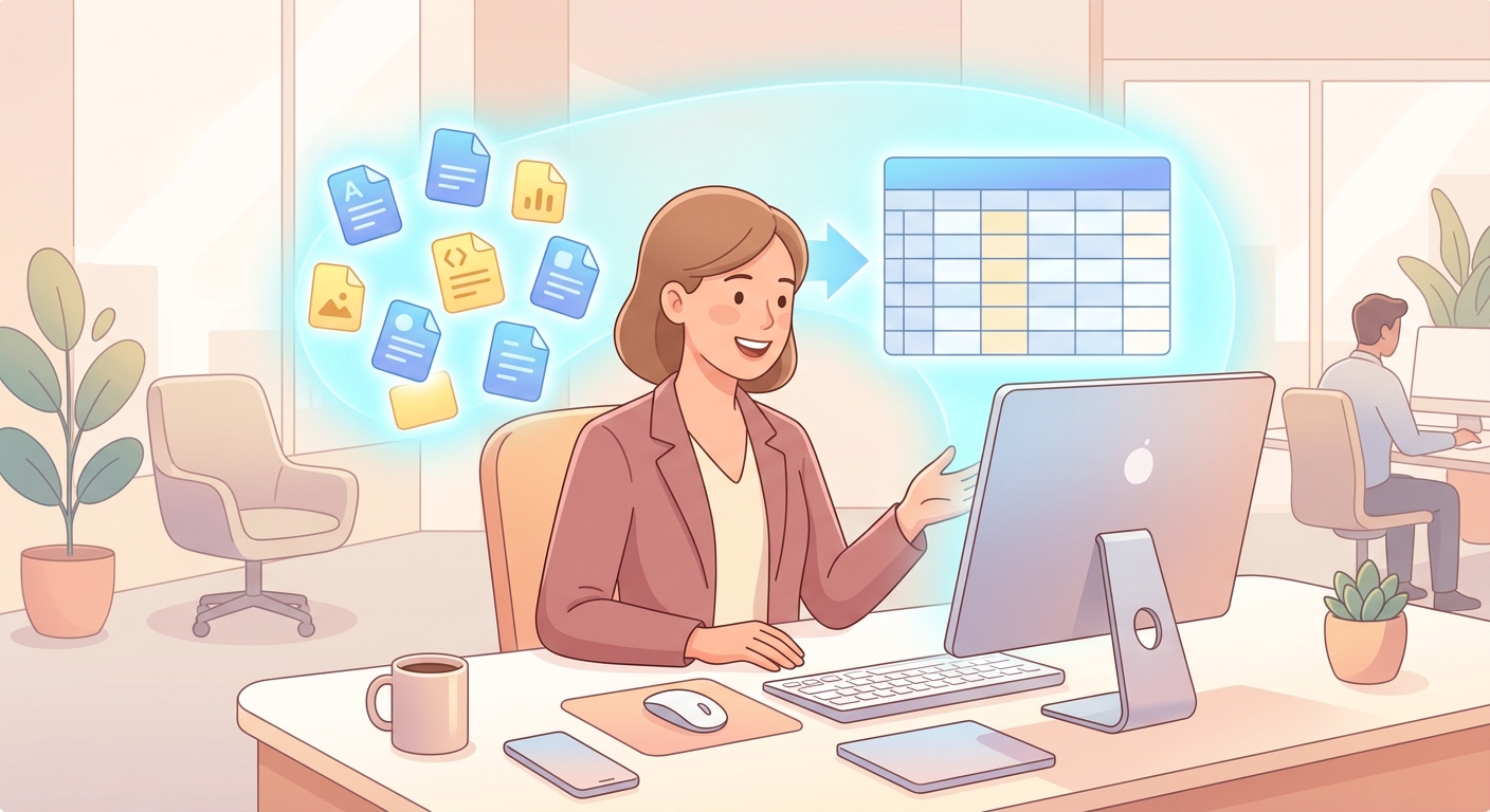 【丸投げ】PDFのデータ抽出をAIで自動化!ChatGPTでエクセル転記をゼロにする手順