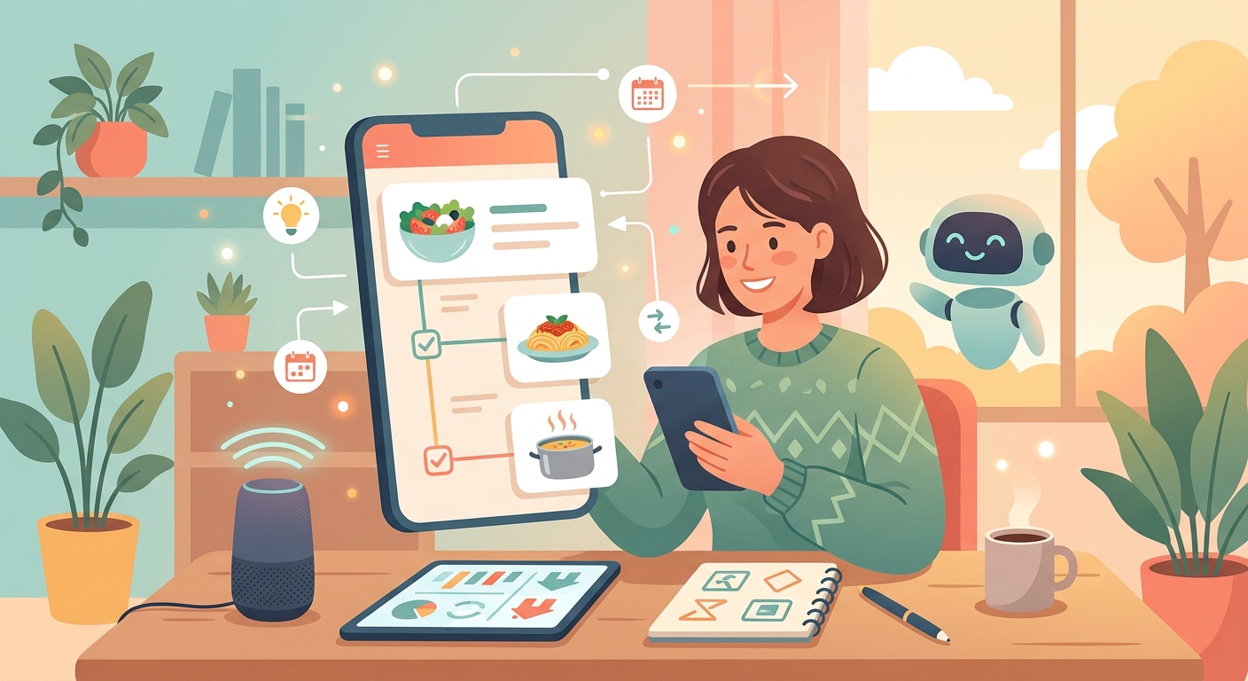ChatGPTが自動作成した1週間の献立表とレシピ