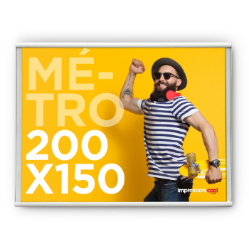Impression Affiche métro 200x150 cm
