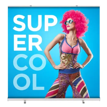 Impression Roll-up 200x200 cm Premium pas cher