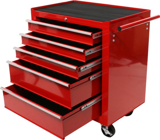 Carro de Herramientas con 5 Gabinetes BIG RED - imagen principal