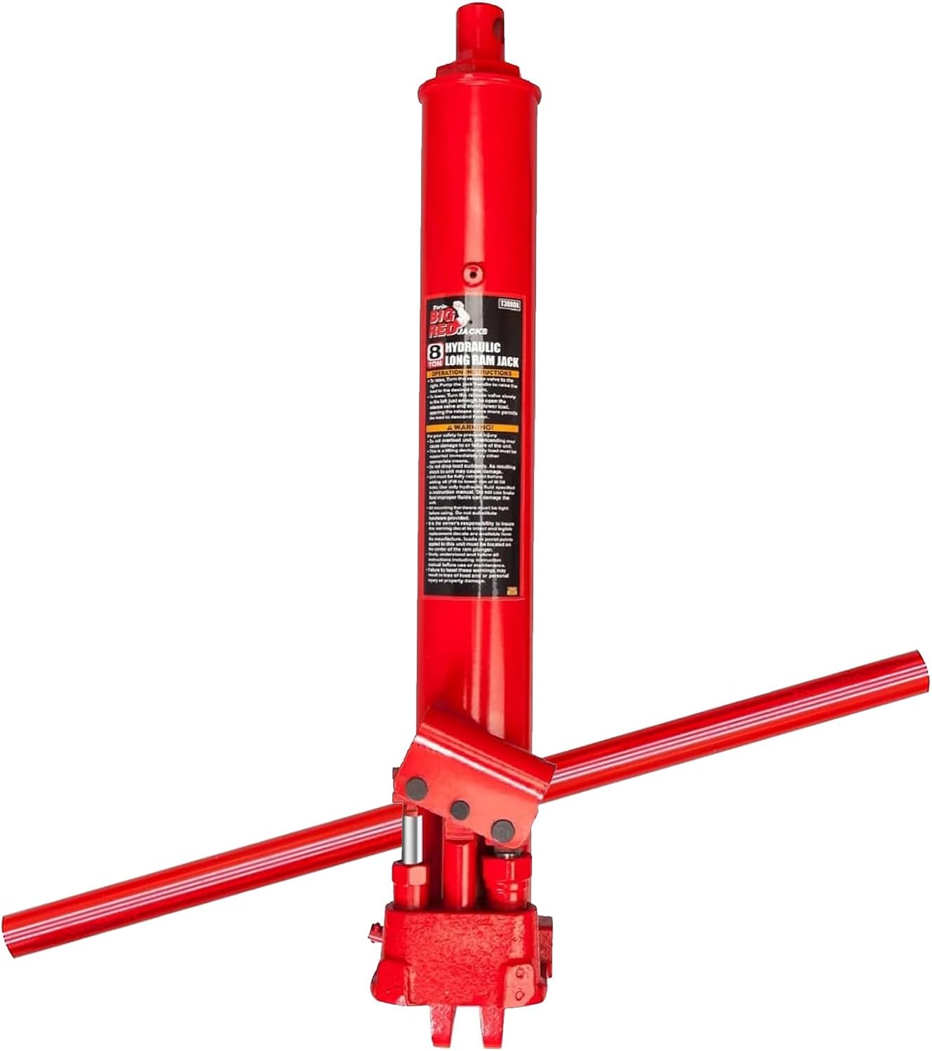Gato 8 Ton para Pluma, Doble Pistón BIG RED - imagen principal