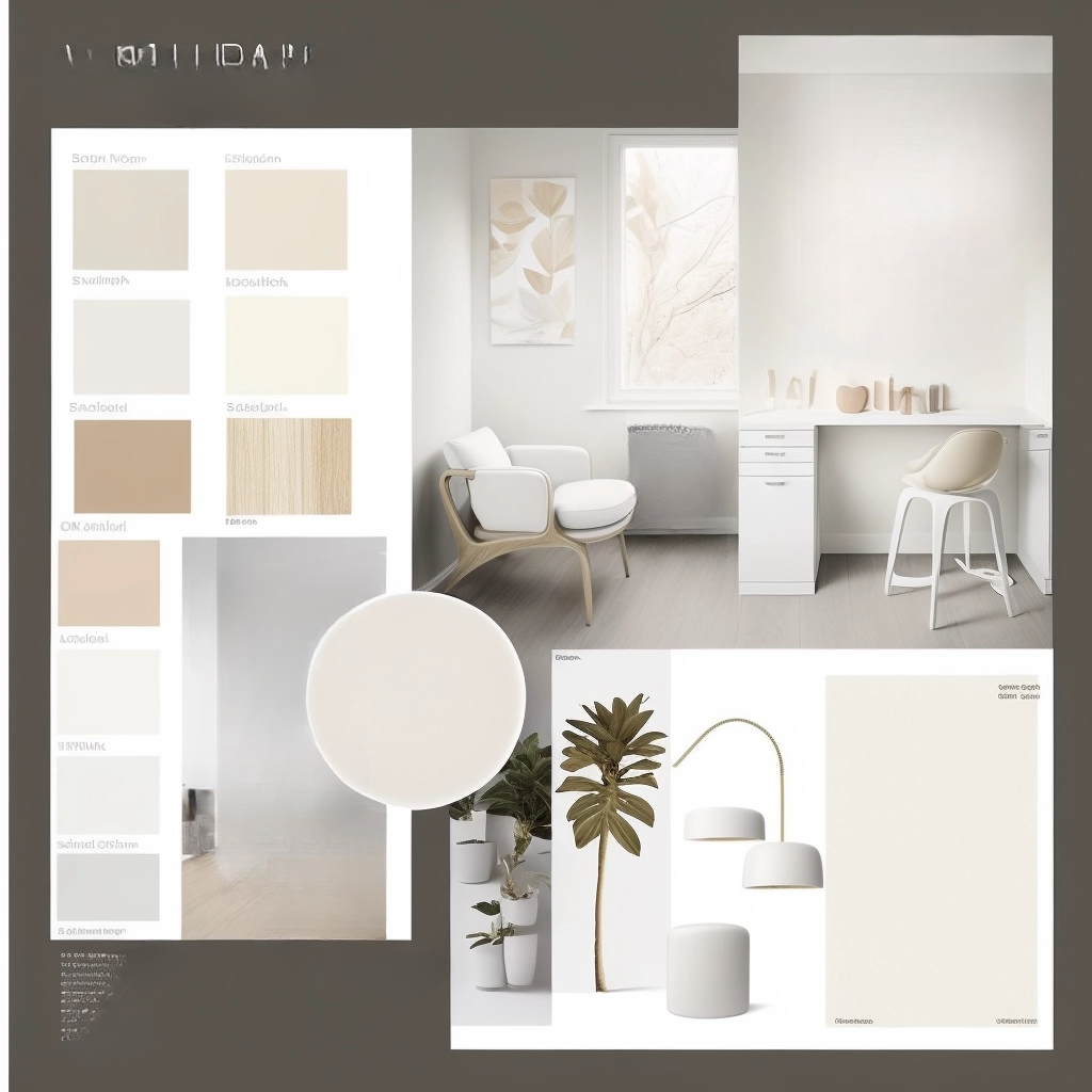 Minimalist Nursery Bliss: White, Beige & Light Brown