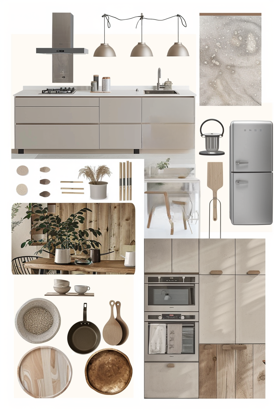 Scandinavian Kitchen: White, Beige & Light Brown Tranquility