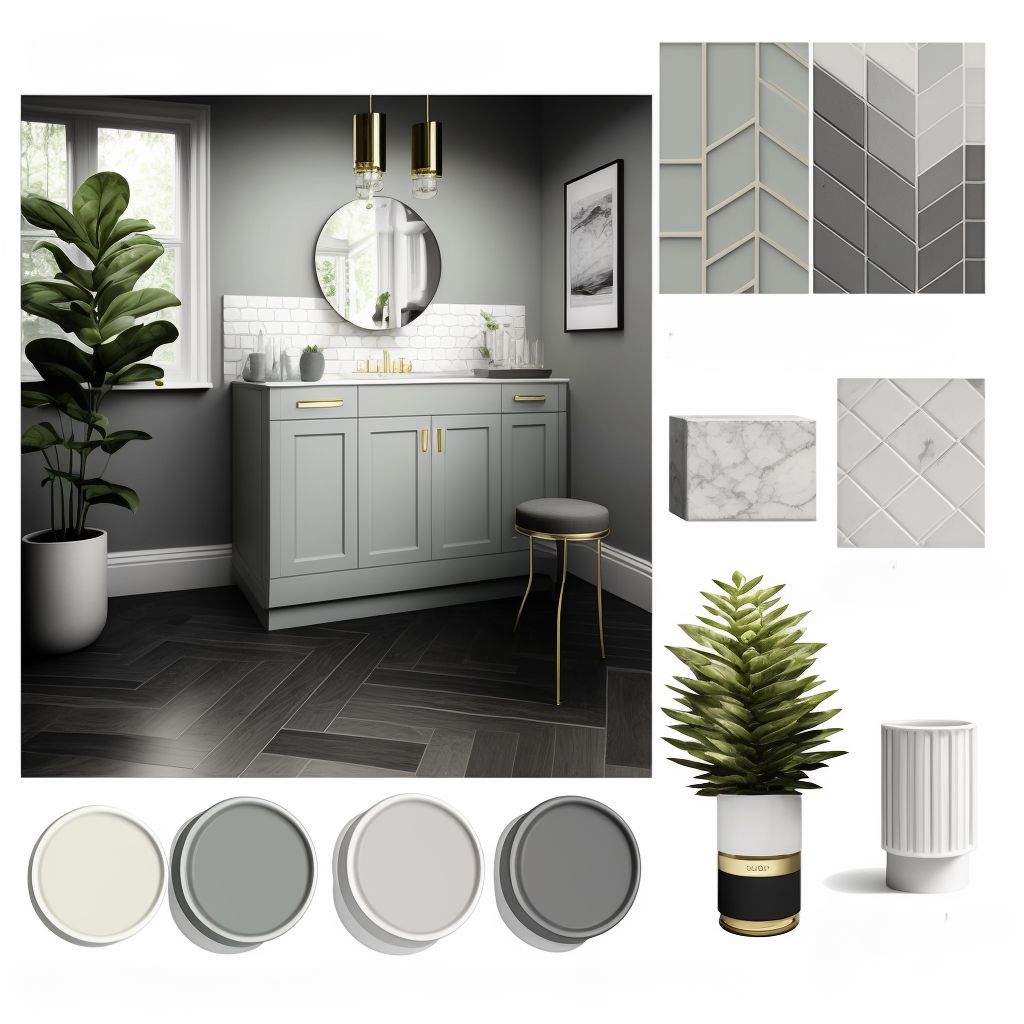 Sleek Modern Bathroom Design with Subtle Grey Tones