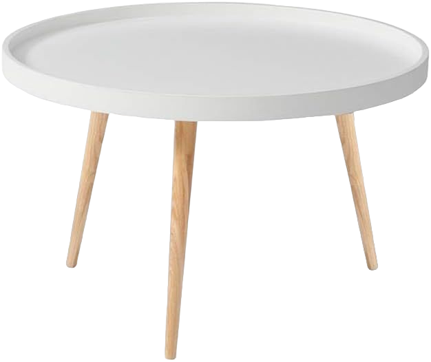 Amazon - LiRuiPengBJ GWDJ Side Table Side Table, Round Solid Wood End Table Coffee Table Flower Stand Sofa Side for Living Room Balcony Furniture Decor White Black Corner Table (Color : White,