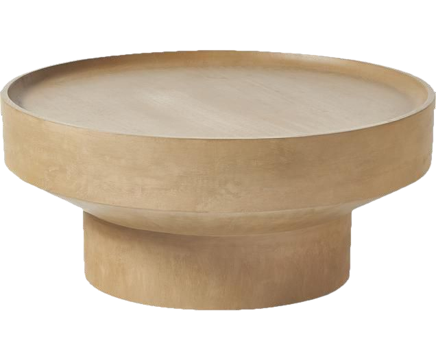 Mesa de centro redonda de madera de mango Benno | WestwingNow