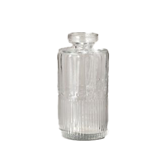 Ribbed Clear Glass Bud Vase - Hearth & Hand™ with Magnolia