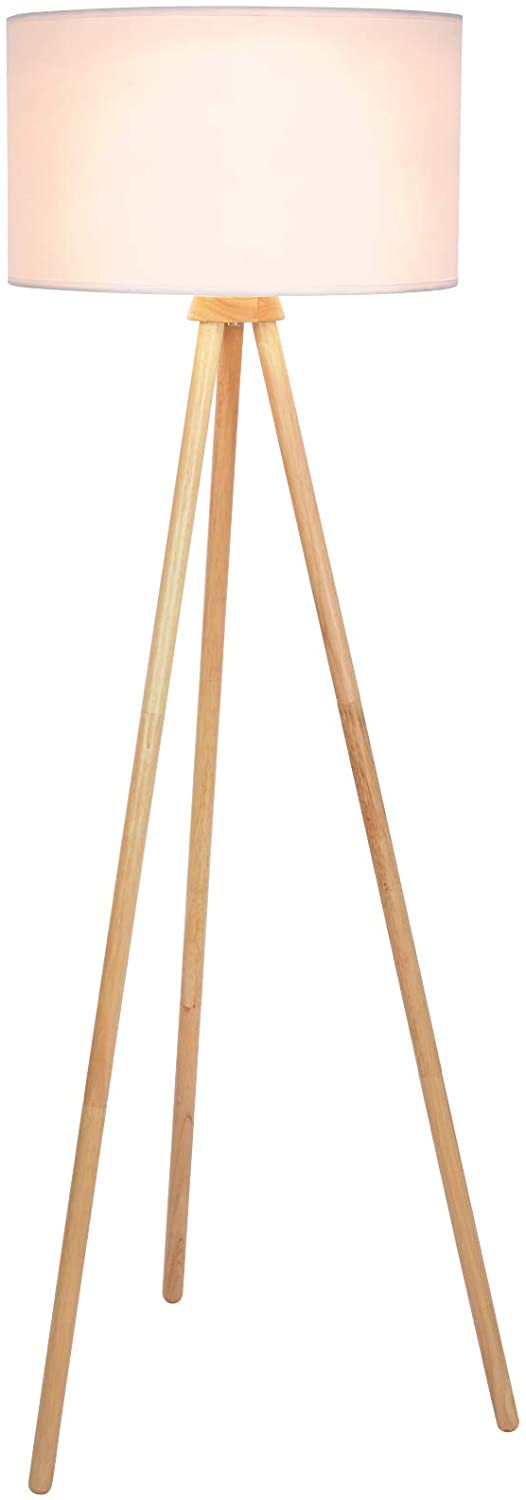 Tripod Stehlampe Holz