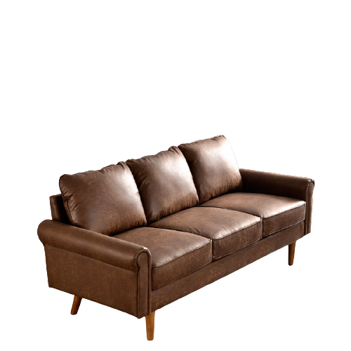 Ainsley 74.01'' Round Arm Sofa
