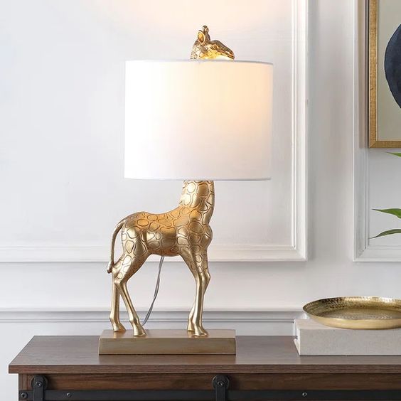 Evanah Novelty Girraffe Table Lamp