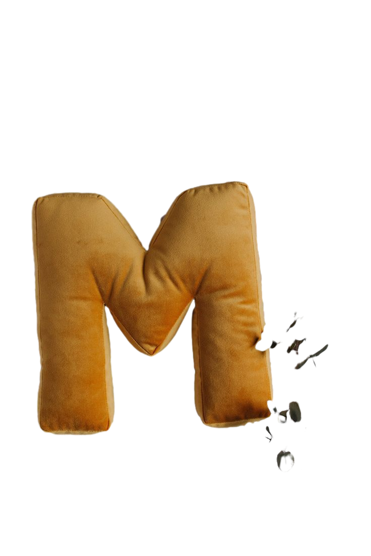 Letter Pillow Room Decor Velvet