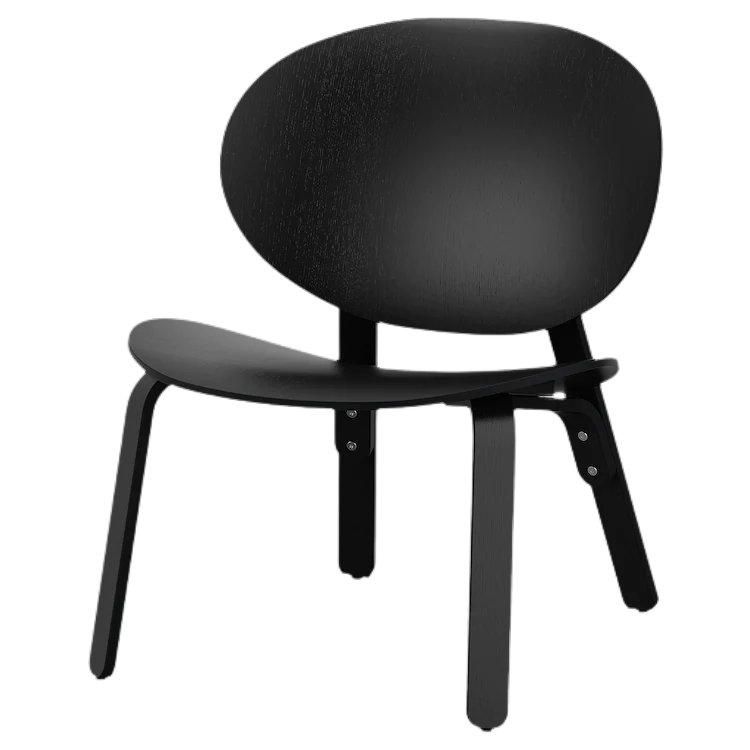 FRÖSET Sessel, schwarz lasiert Eichenfurnier