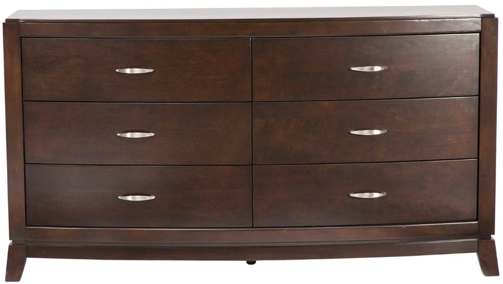 Amazon - Liberty Furniture Industries Avalon 6 Drawer Dresser, 64" x 19" x 36", Dark Truffle