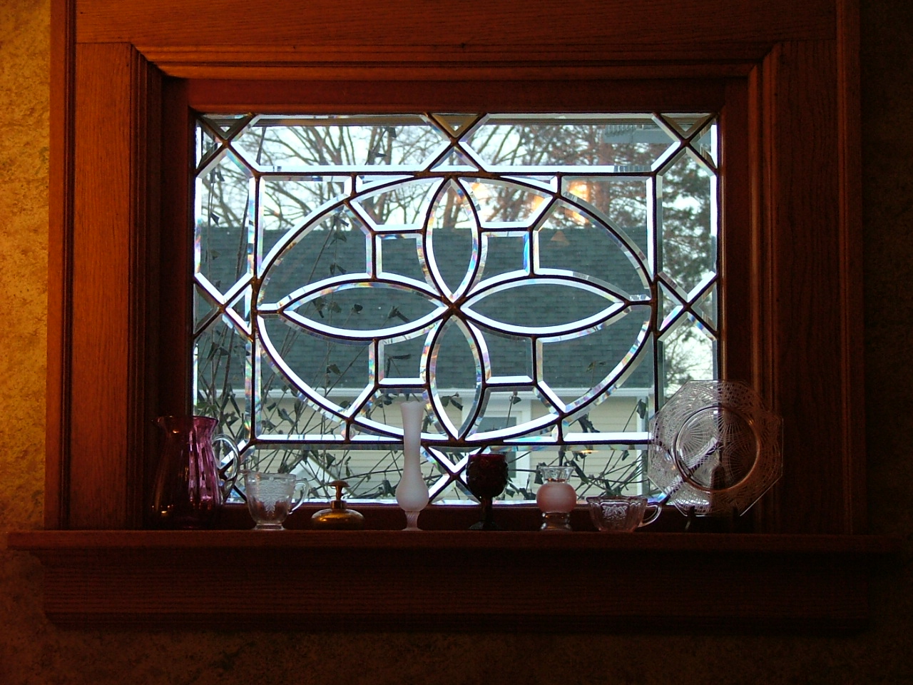 leaded glass window