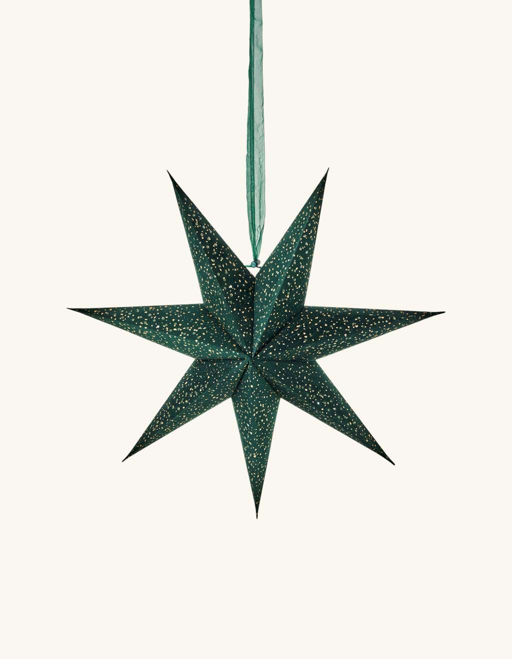 Hanging star | Paper/nylon. 45 cm. | Søstrene Grene