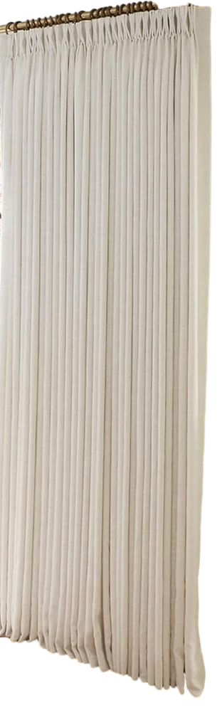 Amazon - TWOPAGES Liz Linen Curtain Custom Linen Drapery Panel for Living Room Bedroom Patio Door,1 Panel