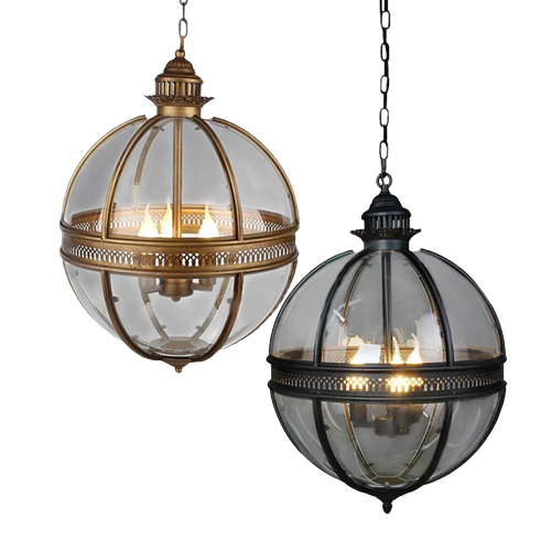 globe chandeliers