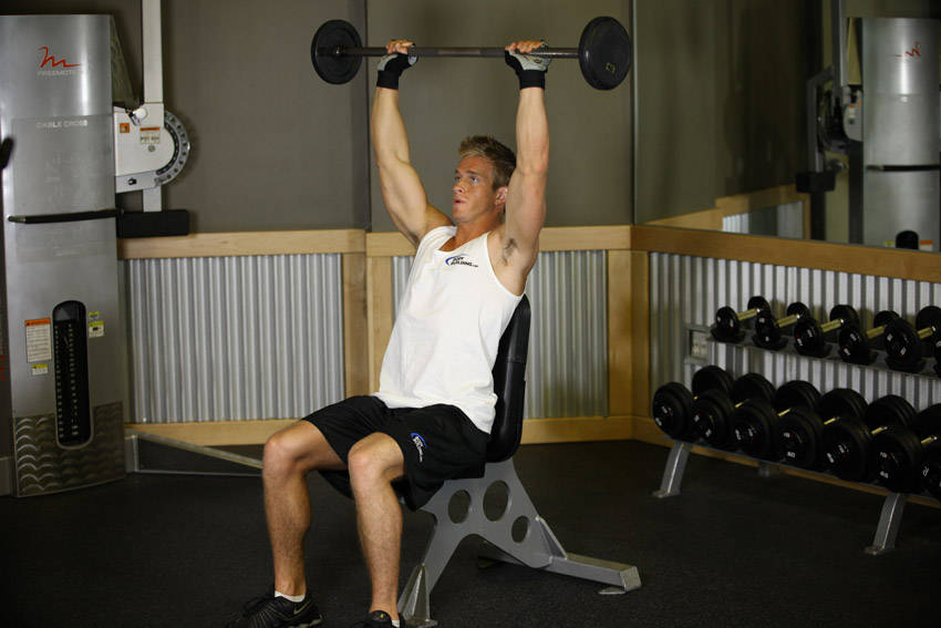 Bradford/Rocky Presses — end position, working the shoulders