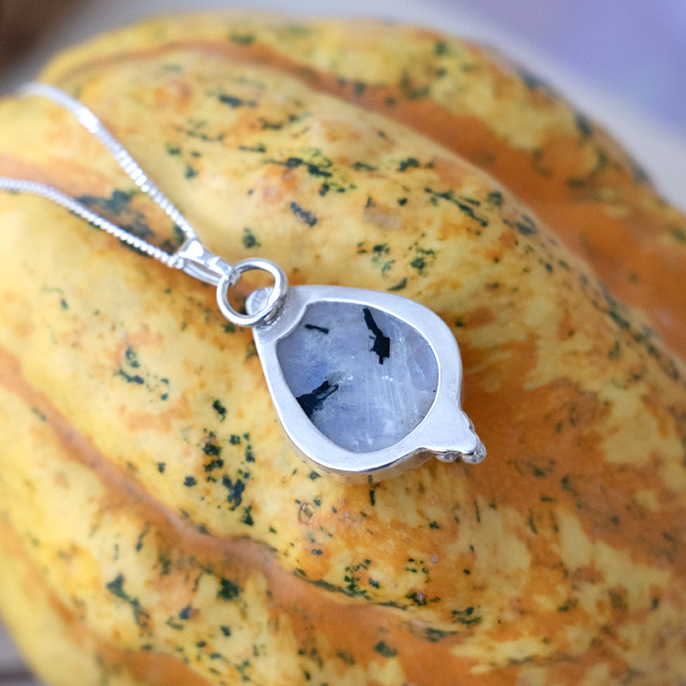 Collana Labradorite bianca