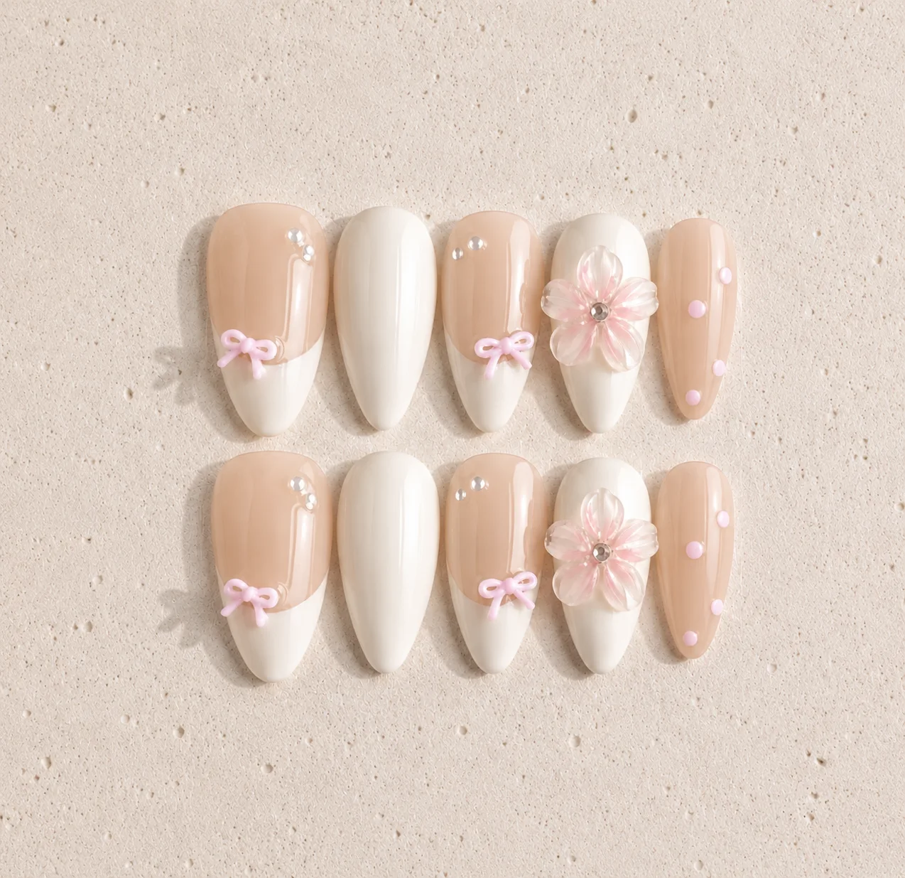Blush Petal Bows