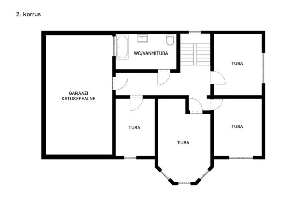 Plaanid 2 - Suure kinnistuga maja väga hea hinnaga- 335 000 eurot