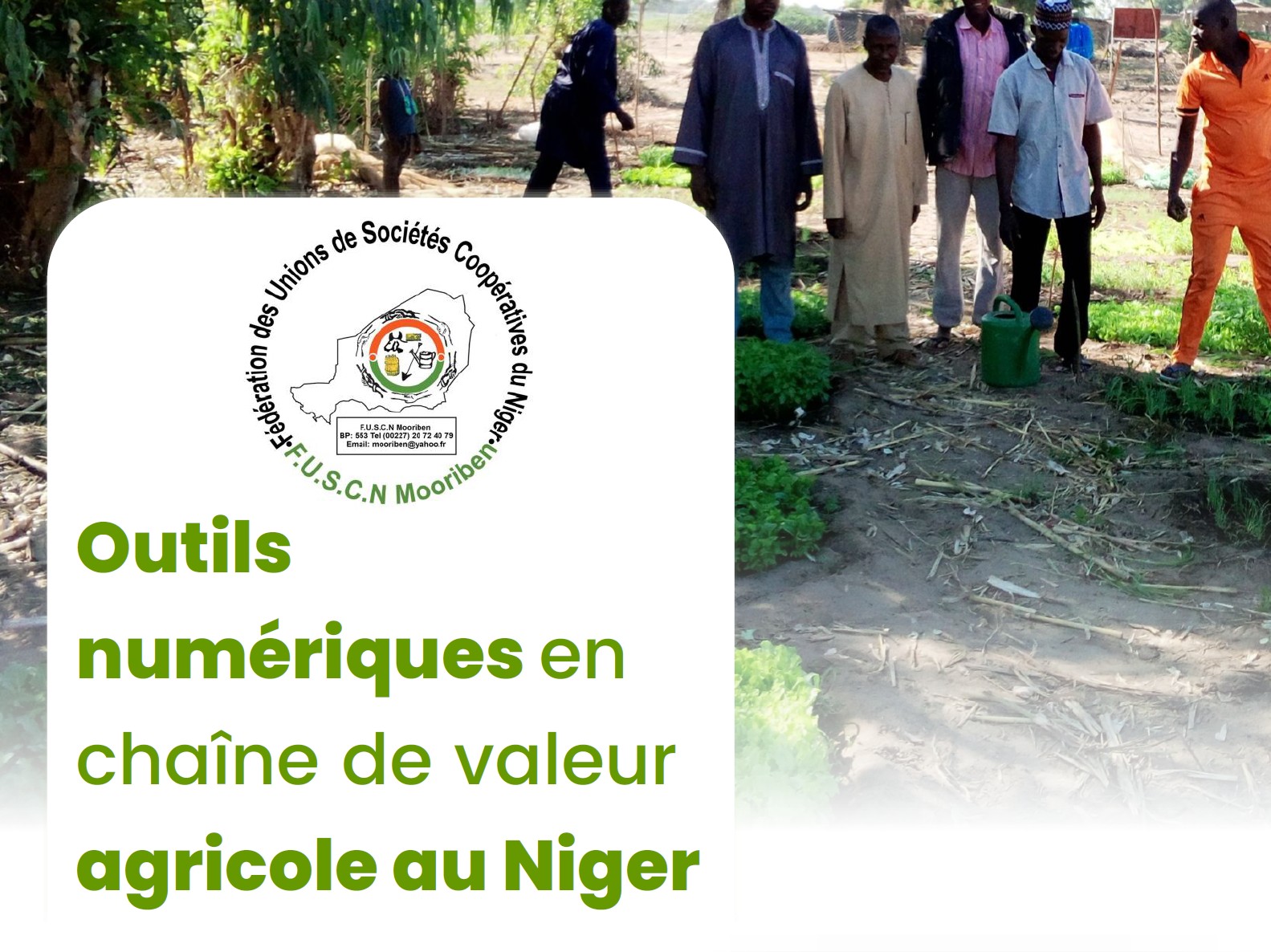 Commerce agricole en ligne au Niger : diagnostic d'un écosystème numérique en construction — Étude FUSCN-Mooriben / Projet RiD