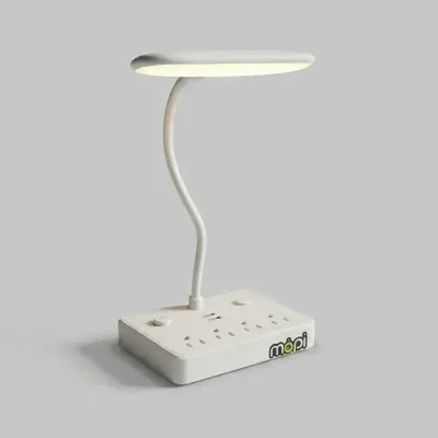 LAMPARA REGLETA 4 TOMAS + 2 USB