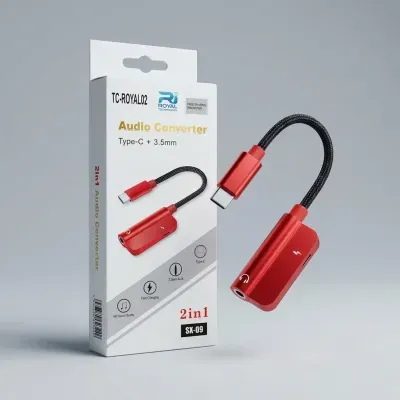 CABLE PUNTO A PUNTO TIPO C CON 2 ENTRADAS