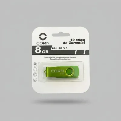 PENDRIVE METAL CORN 8GB
