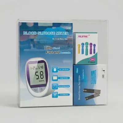 GLUCOMETRO + COMBO 100 STRIPS + 100 LANCETS