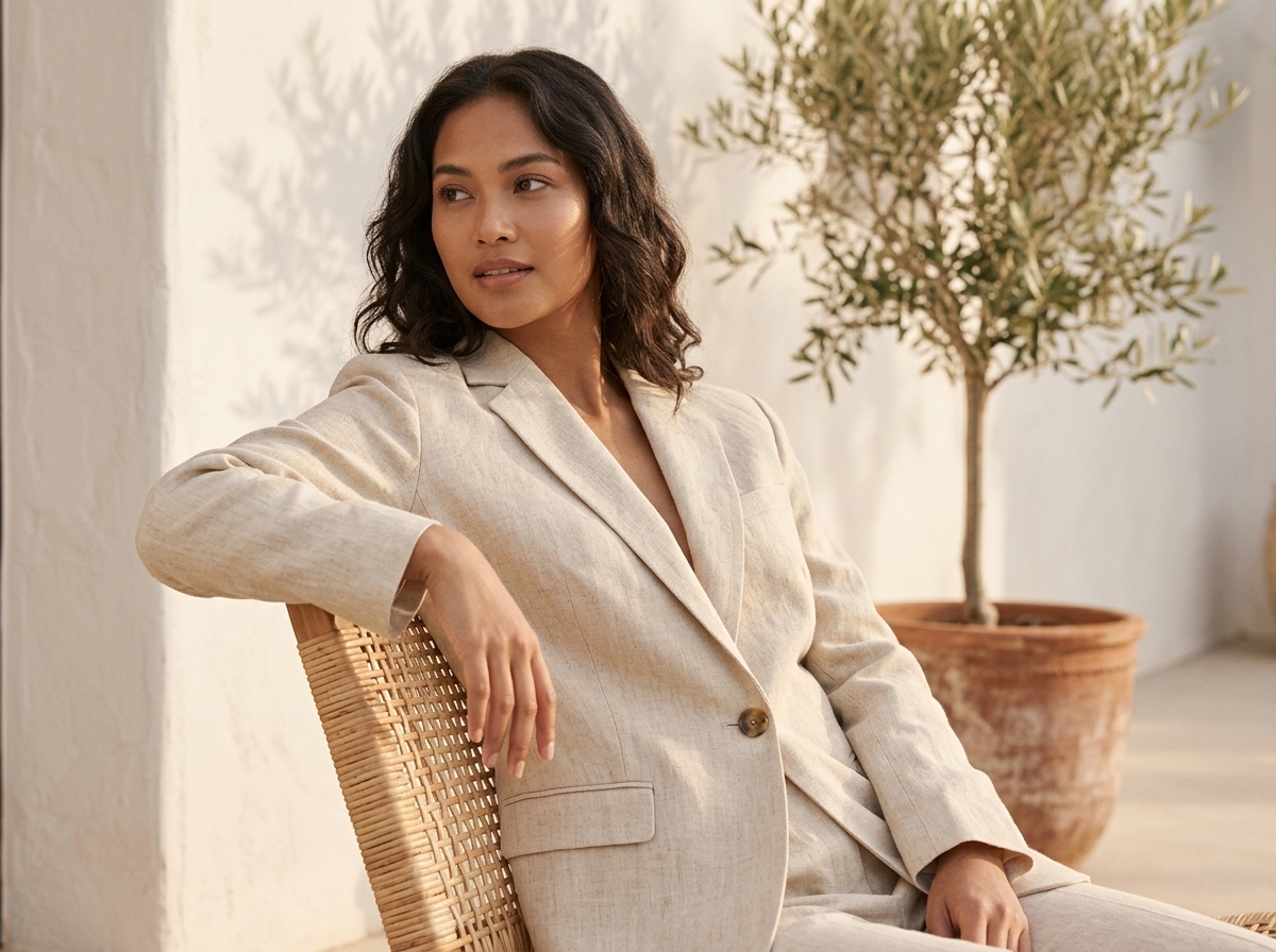 Caldwell Breathable Linen-Blend Blazer