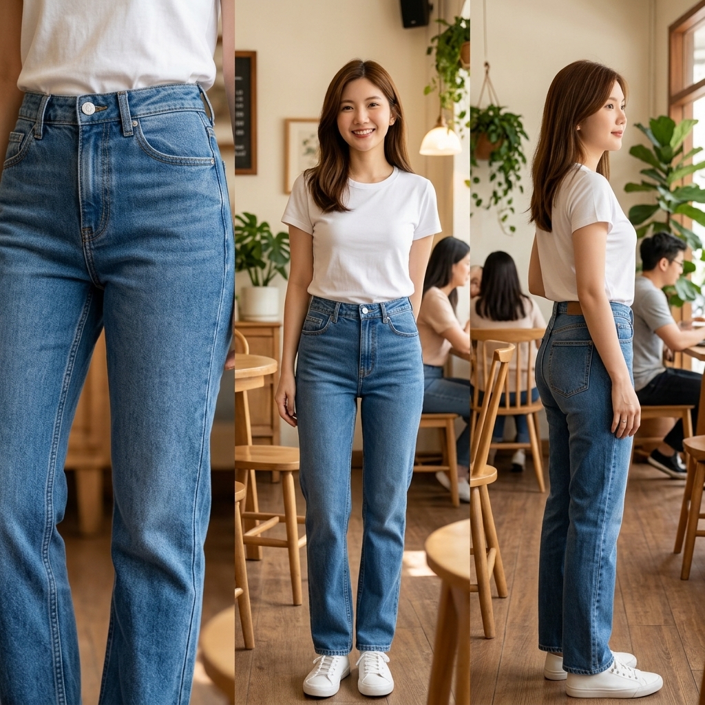 Aura Classic Straight Leg Jeans 3