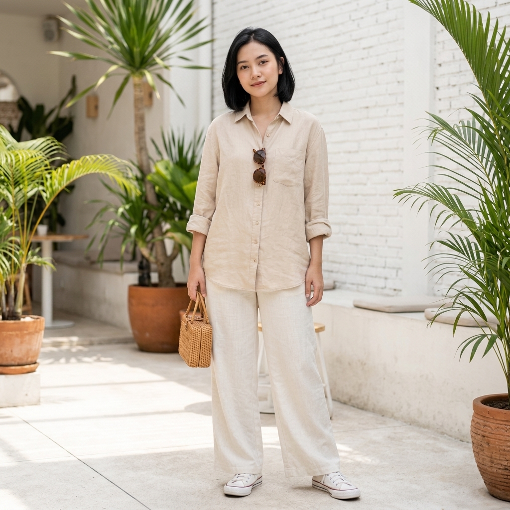 Kiandra Oversized Washed Linen Shirt 3