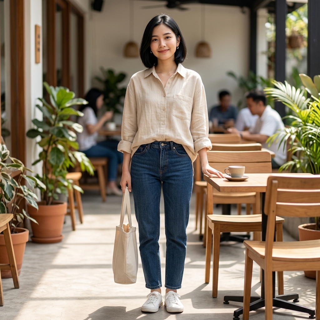 Kiandra Oversized Washed Linen Shirt 4